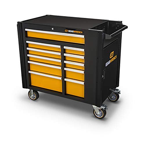 GEARWRENCH 42' 11 Drawer Mobile Work Station, Black & Orange - 83169