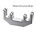 Mudder Metal Violin Mute Practice Violin Silencer for 1/2, 3/4, 4/4 Violin, Silver