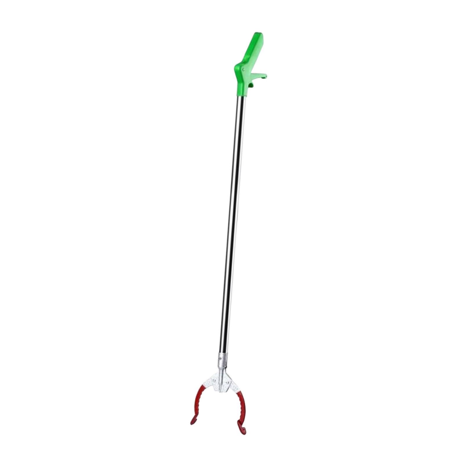 Herramienta alcance con pinza, brazo extensible, herramienta asistencia para alcanzar, recogedor basura portátil para limpieza ríos, 86cm