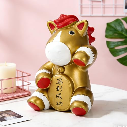 Hucha de caballo para decoración de dormitorio y mesita de noche 4