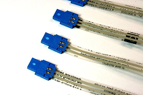 VV 5pcs Flat Pressure Sensitive Switch, SPST, Pressure Actuated, Manual Operation, IP54 Rated, 5 Count, Normally Open, Screw Terminal, 1-way, 100 M Insulation Resistance