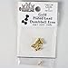 Hareline Lead Dumbbell Eyes #1 Mini Gold Plated