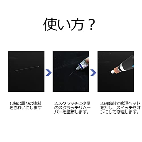 JustPe ポリッシャー 小型 25mm 電動ポリッシャー ワイヤレス 0-8500RPM の商品画像 5