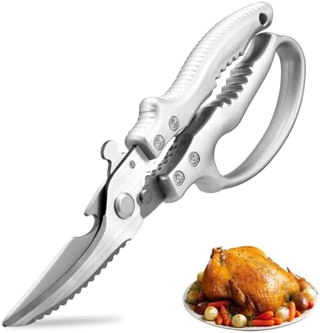 Heavy Duty Kitchen Scissors, Poultry Shears for Meat, Chicken, Bo...