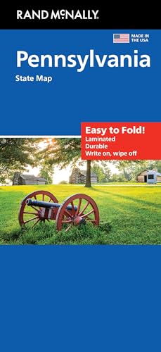 Rand McNally Easy to Fold: Pennsylvania State Laminated Map