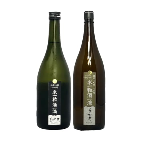 〜四国一小さなまち〜 純米吟醸米一粒酒一滴山田錦+純米大吟醸米一粒酒一滴山田錦 各720ml 美丈夫