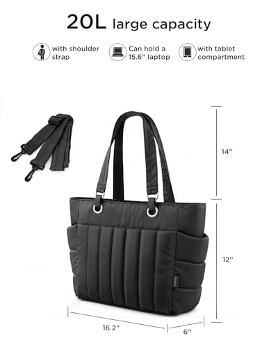 Bolso Tote Acolchado COOSKY para Mujer miniatura 6
