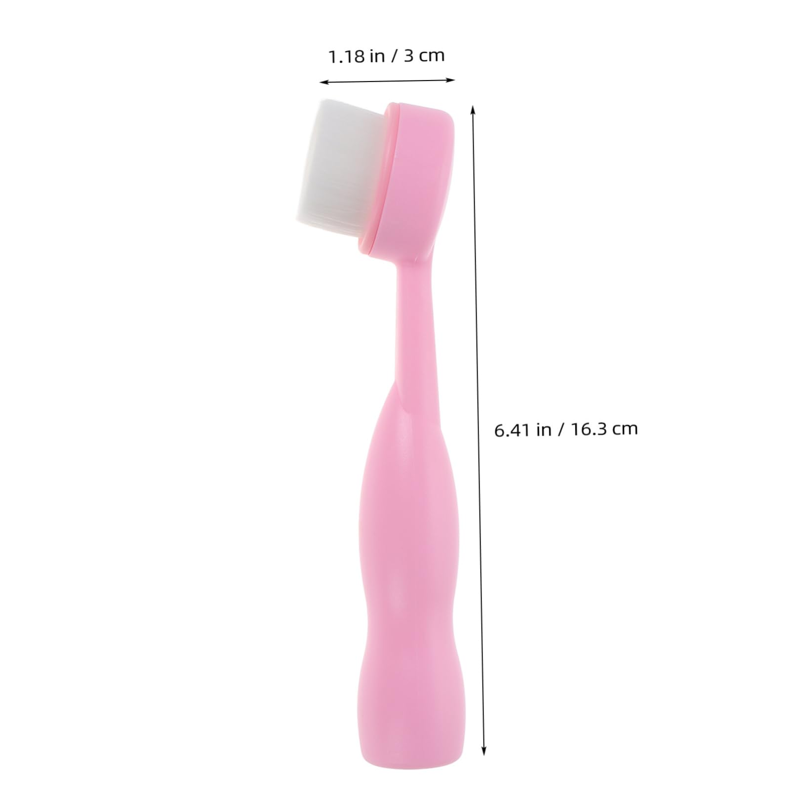 FRCOLOR Manual Facial Cleansing Brush Stand Soft Bristle Face Scrubber Exfoliating Washcloth Face