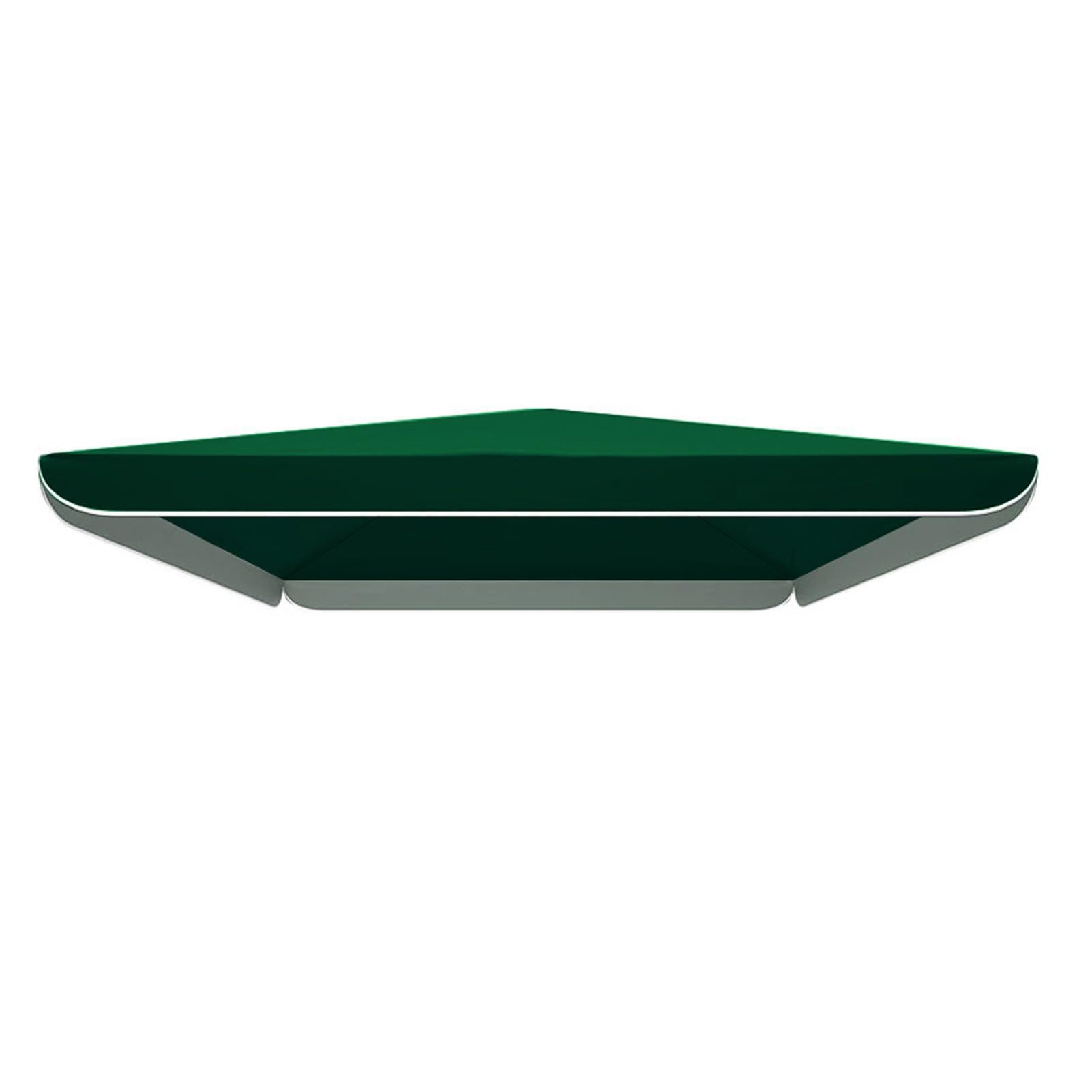 Ombrellone Tettoia di Ricambio per Patio, Copertura a 6 Costole per Parasole Grande Esterno, per Giardino Spiaggia (Solo Baldacchino) (Color : White, Size : 2m(6.5ft