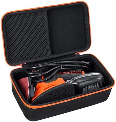 Aenllosi Hard Carrying Case Replacement for BLACK+DECKER Mouse Detail Sander, Compact Detail BDEMS600(only case)