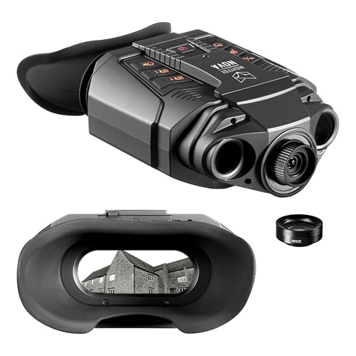 Nightfox Nova   Prismáticos digitales de visión nocturna: sensor de alta velocidad de 60 FPS para encuestas de murciélagos, lente gran angular de 70°, grabación de video HD de 1080p, rango infrarrojo
