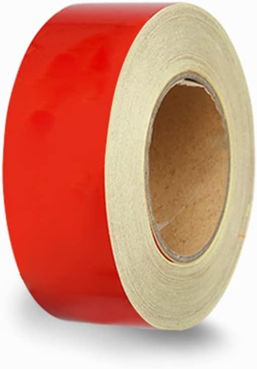 Hazard Warning Tape - 45.7M X 5Cm - PET Adhesive Marking Barrier Tape, Safety Tapes Roll - Lane + Social Distancing Marking Marking Hazardous Areas Tape