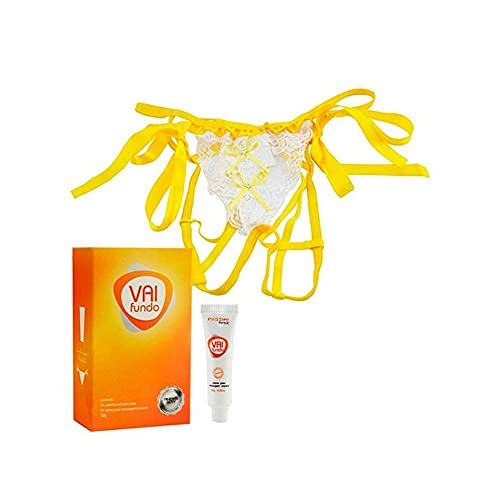 Kit Vai Fundo - Gel Dessensibilizante Anal Vai Fundo E Calcinha Fio Dental Tailandesa - Pimenta Sexy