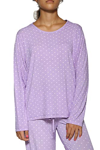 image for Real Essentials 2 Pack: Womens Striped Pajama Sets Ladies Soft Winter 