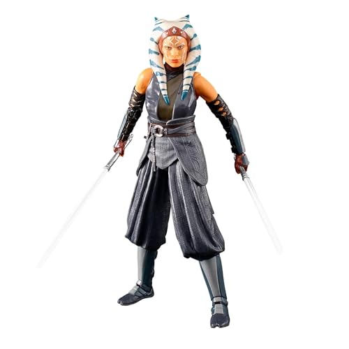 STAR WARS Boneca The Black Series The Mandalorian, Figura 15 cm - Ahsoka Tano - F4349 - Hasbro,multi