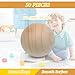 Luomorgo 50 Pcs 3/4 Inch Unfinished Natural Wooden Balls - Hardwood Round Wood Balls for DIY Crafts Projects