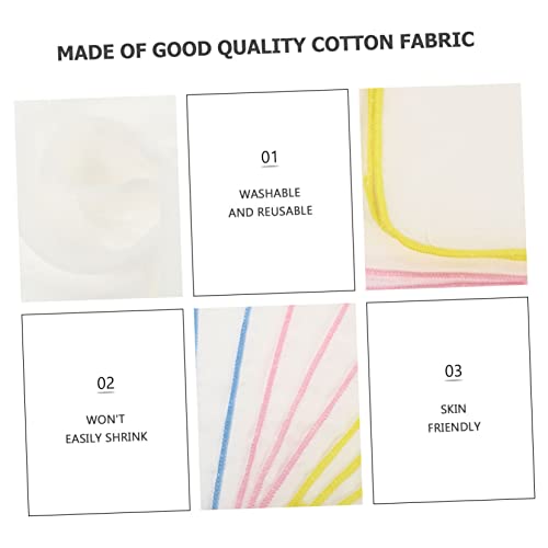 Beaupretty 9-Pack Cotton Muslin Burp Cloths for Newborns Soft Absorbent Burping Towels 30x30cm Baby Bibs for Infants for Sensitive Skin3