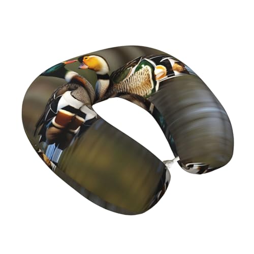 Almohada cuello en U espuma viscoelástica 25 cm x 30 cm miniatura 2