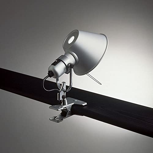 Artemide Tolomeo E26 Clip Spot Light Max 100W Aluminium