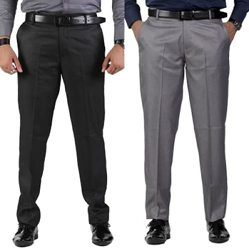 sam & jack Men`s Regular Fit Formal Trouser-picture-56