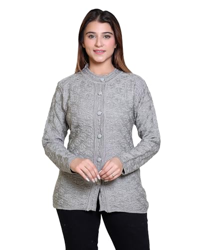 Image of Grand Line Winter wear Acrylic Lady Cardigan /Sweater for Casual and Evening outings
