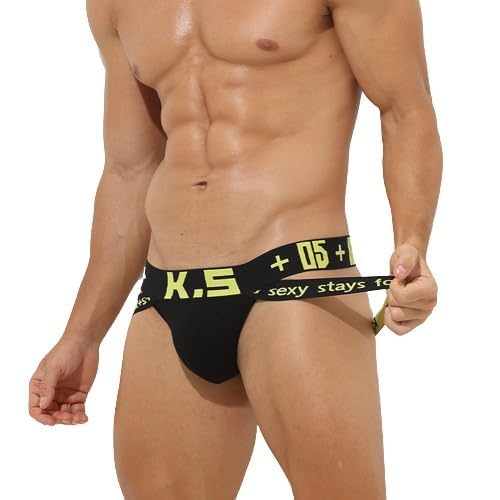 PanteasyMen's Decorative Waistband Fashion Jockstrap Underwear