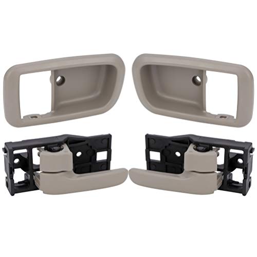 Aintier Replacement Fit For 2000-2006 For Toyota Tundra 4Pcs Door Handles Interior Gray - Front Driver Left Passenger Right Side 4Pcs #TOP7