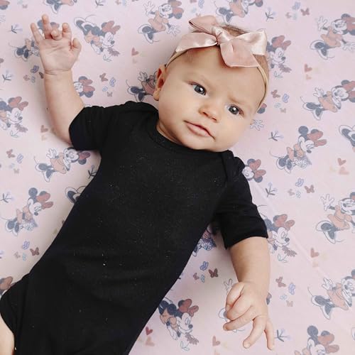 Image of Premium Fitted Knit Crib Sheet /Toddler Sheet Minnie Mouse by Copper Pearl