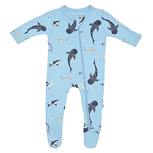 Image of KYTE BABY Unisex Zipper Closure Footies, Rayon Made From Bamboo, 0-24 Months