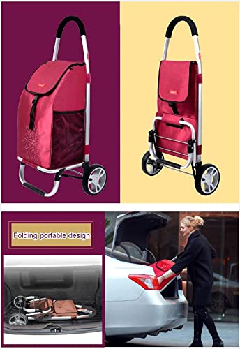 Tragbarer Trolley / Faltbarer Einkaufstrolley / Klappbar und Teufelsmarkt Hilfsmittel Auto Treppe – Bild 7