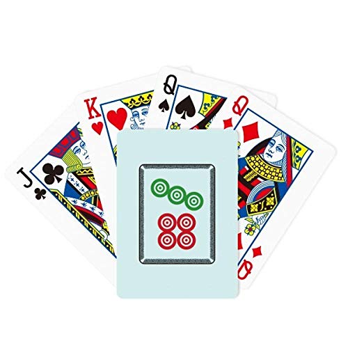 Juego de cartas mágicas Mahjong Circle Dots 7 con acabado premium para coleccionistas