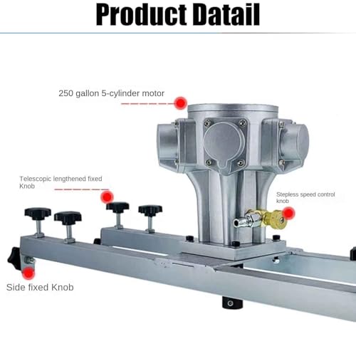 Agitateur pneumatique IBC avec support et hélice repliable 2500tr/min - 5