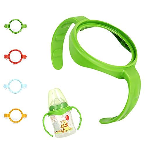 Image of ROMIRUS Baby Feeding Bottle Handles Compatible for NUK Smooth Flow Bottles (Not for Nuk Cups and Nuk Simply Natural Bottles), 2 Counts Color May Vary