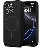 AOTESIER Magnetic for iPhone 16 Pro Case with Flat-Back, Black