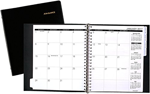 AT-A-GLANCE 5 Year Monthly Planner 2019, 60 Months, 9 x 11 Inch Page Size, Black (7029605)