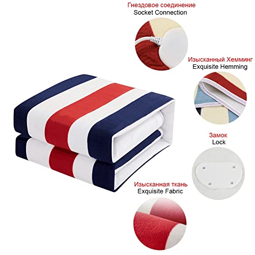 Geltdn Usb Winter Heated Blanket 36V 50W 2 Body Control Electric Seat Blanket Small Bed Warmer Pad (Color : A, Size : 150 * 120Cm) #TOP4