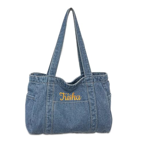 Bolso Tote Denim personalizado con bordado miniatura 1