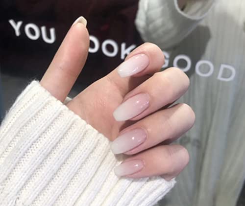 KJDSE Nagelsticker Nagelfolie Selbstklebend Nagellack Sticker 1 Set 24pcs Design Selbstklebende Maniküre Einfarbig… – Bild 4