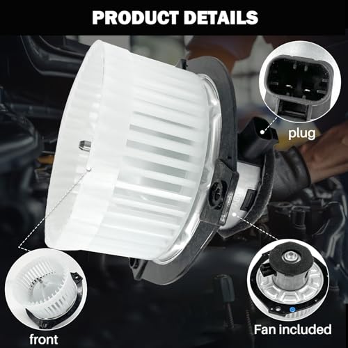 Image of 700109 AC Heater Blower Motor Fan Assembly Fit for Buick Rainier 2004-2007, for Chevy Trailblazer 2002-2005, for Gmc Envoy 2002-2005, for Saab 9-7x 2005-2007