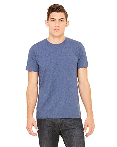 Bella Canvas Unisex Jersey Crew Neck T-Shirt - Navy - M [Apparel]