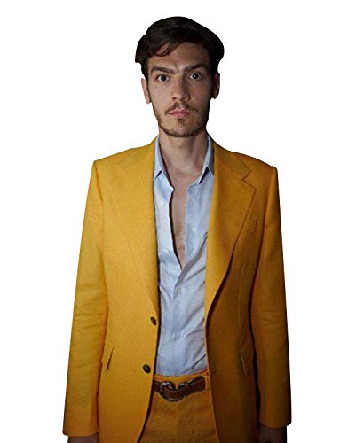 Blazer Homme Deux Boutons aux Revers Crantés Finition Haut de Gamme