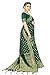 Nivah Fashion Women's Kanjivaram Banarasi Art Silk Saree with Blouse Piece (US.S11-DarkGreen)