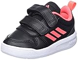 Forro textil Adidas TENSAUR I, Zapatillas de Gimnasia Unisex niños, Core Black/FTWR White/Turbo, 24 EU