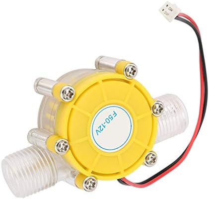 Micro Hydroelectric Generator, F50 Micro-hydro Dc Water Flow Pump Turbine Hydroelectric Power Energy Generator Motor Accessories Dc Water Generator Yellow Output Voltage 80v(12v)