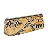 Fermeture éclair sécurisée : cette trousse à crayons avec fermeture éclair fiable maintient le contenu stocké en toute sécurité et empêche les articles de tomber pendant le transport entre les cours ou les réunions, fermeture éclair fluide pour un accès facile