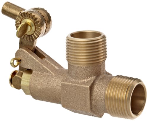 Robert Manufacturing - R400-3/8 R400 Series Bob Red Brass Float Valve, 3/8" NPT Male Inlet x 3/8" NPT Male Outlet, 13 gpm at 85 psi Pressure #1