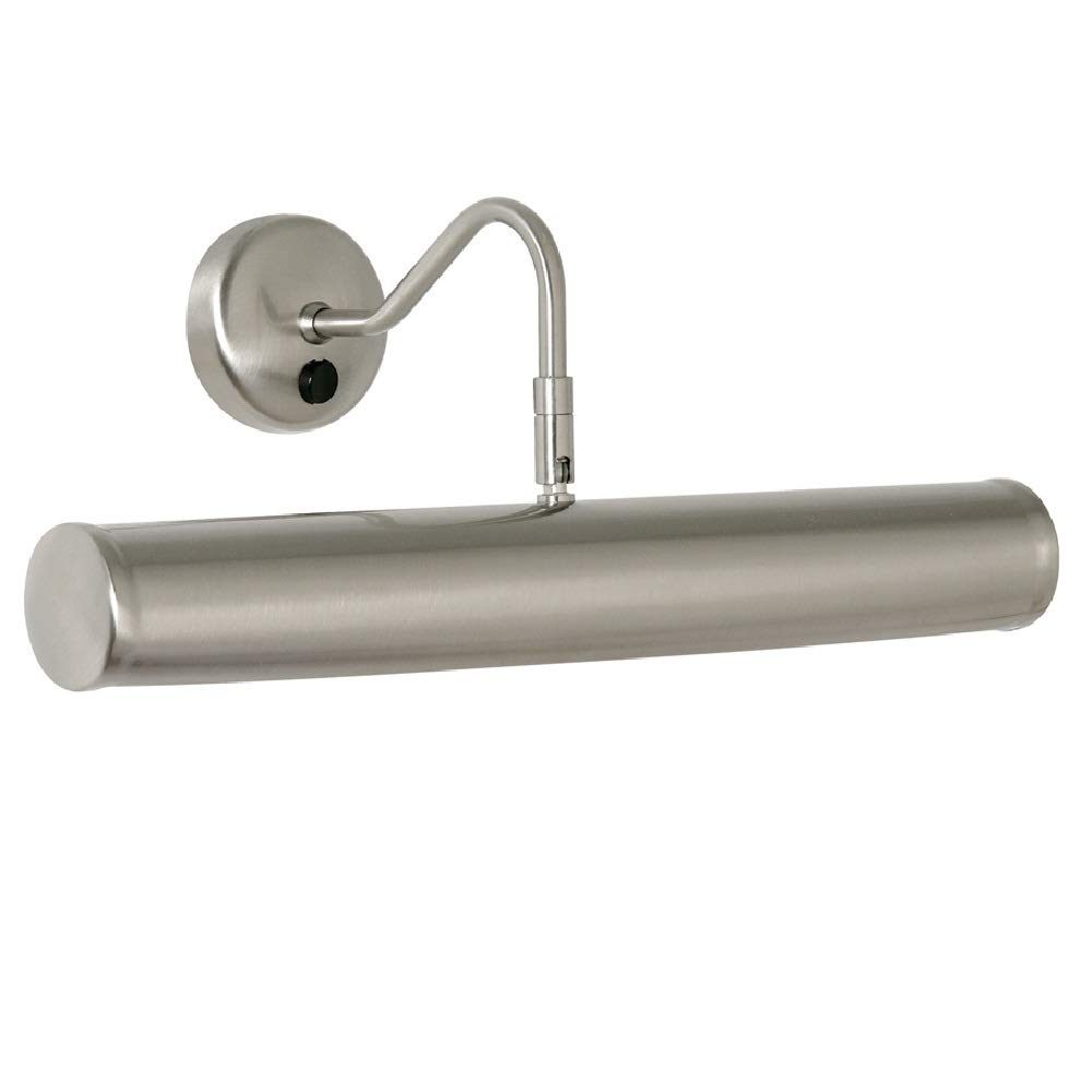 Britalia Antique Chrome Vintage Retro Picture & Mirror Light | Adjustable Head | 390mm Width | Rocker Switch Operation | 2 x SES E14 Lamps Required (Not Included)