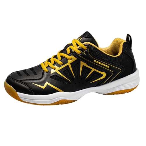 Yummsion Badminton Schuhe für Männer Frauen,MäNner Frauen Badminton Schuhe,Tischtennis-Badminton-Schuhe,Squash Volleyball Sneaker,Bequeme,Atmungsaktiv,Für Tennis Badminton Walking Fitnessstudio