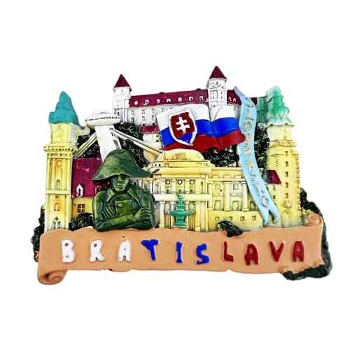 Imán decorativo Bratislava Slovakia para refrigerador