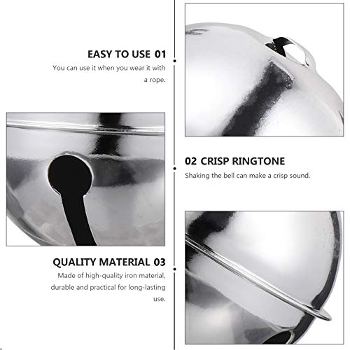 6 Sinos Jingle Bells Artesanato da EXCEART Pequenos Pratos Decorativos de Sinos para o Natal